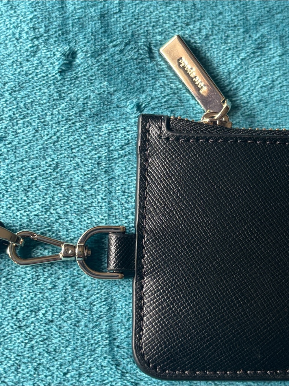 Kate Spade Saffiano Leather ID/Cash/Card Holder with Strap - Picture 6 of 12